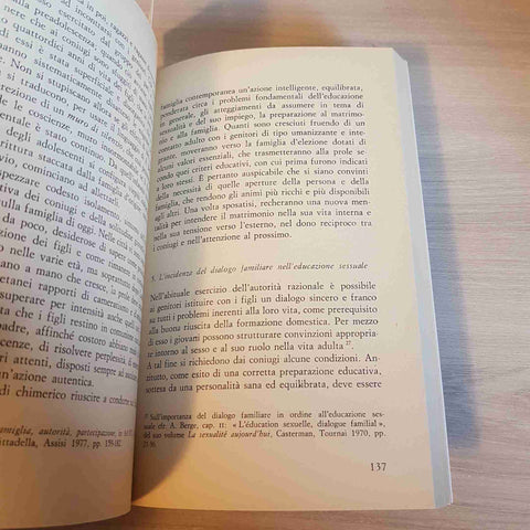 EDUCAZIONI DEI GIOVANI ALLA FAMIGLIA - NORBERTO GALLI - VITA E PENSIERO - 1984