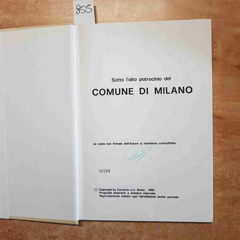 LA MILANO DI GIOVANETTI 1982 EUROARTE comune di milano duomo tram navigli sforza