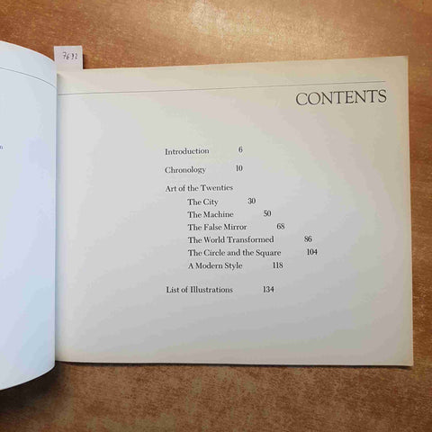 ART OF THE TWENTIES the museum of modern art NEW YORK 1979 WILLIAM LIEBERMAN