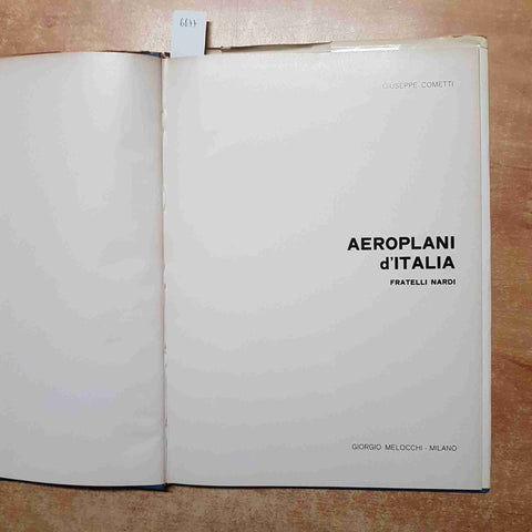 AEROPLANI D'ITALIA FRATELLI NARDI 1970 Giuseppe Cometti autografato MELOCCHI