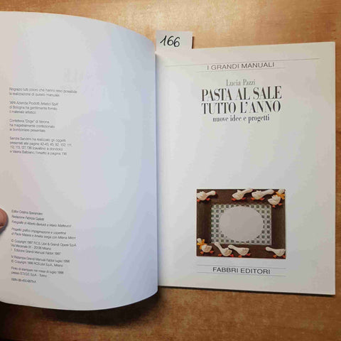 PASTA AL SALE TUTTO L'ANNO nuove idee e progetti LUCIA PAZZI 1998 FABBRI