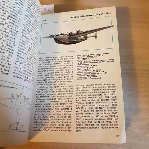 GUIDA AGLI AEROPLANI DI TUTTO IL MONDO MODELLI CIVILI DAL 1935 AL 1960 5 - 1978