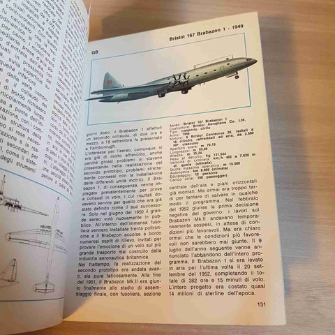 GUIDA AGLI AEROPLANI DI TUTTO IL MONDO MODELLI CIVILI DAL 1935 AL 1960 5 - 1978