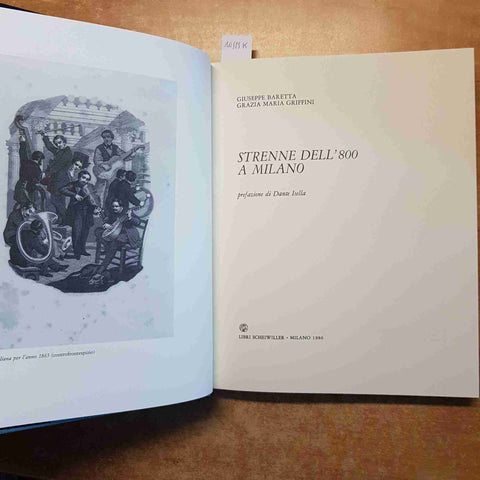 STRENNE DELL'800 A MILANO dante isella BARETTA GRIFFINI 1986 SCHEIWILLER
