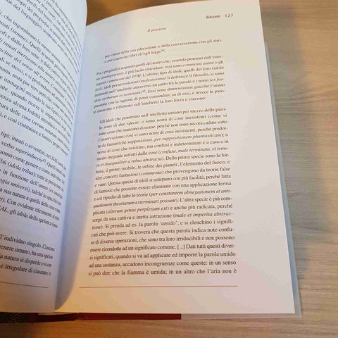 FRANCESCO BACONE VITA PENSIERO OPERE SCELTE 7 i grandi filos IL SOLE 24 ORE 2006