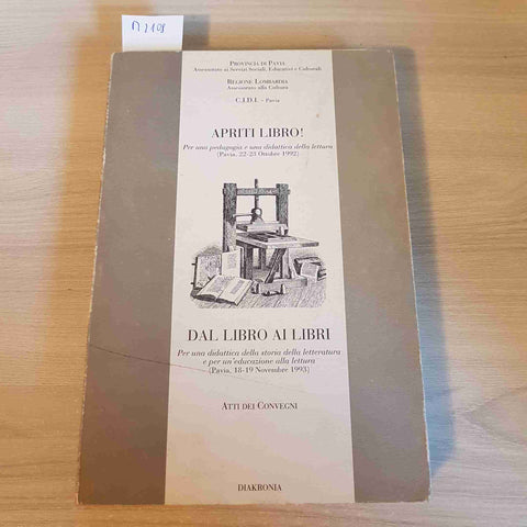 APRITI LIBRO! DAL LIBRO AI LIBRI - DIAKRONIA - 1994