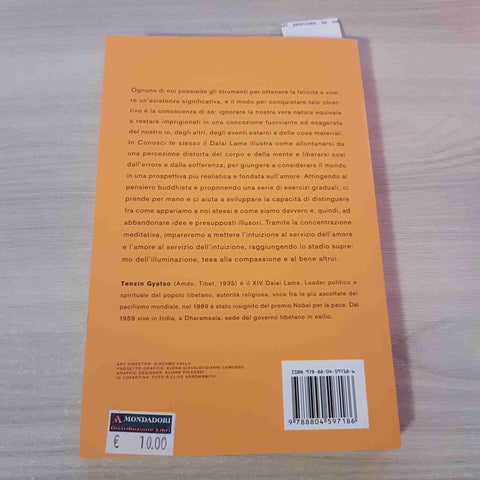 CONOSCI TE STESSO - DALAI LAMA - MONDADORI - 2014