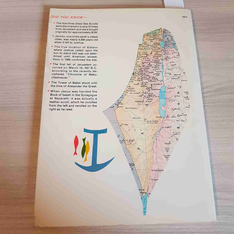 HISTORICAL ATLAS OF THE HOLY LAND - RAND MCNALLY - 1959
