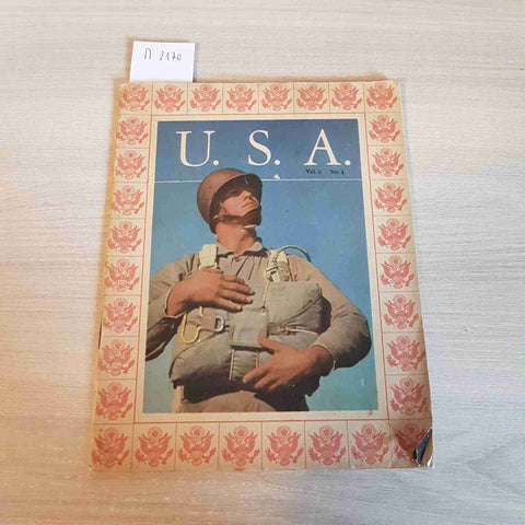 U.S.A. VOL. 2 N.1 QUADRO IN MINIATURA DELL'AMERICA E DEGLI AMERICANI IN GUERRA