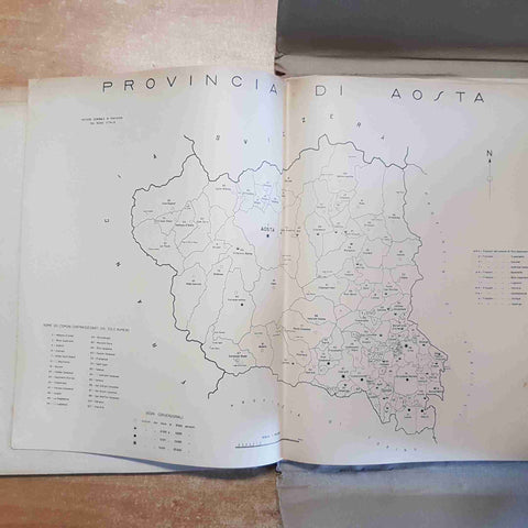 ATLANTE DEI COMUNI DEL REGNO D'ITALIA 1938 IPPOLITO FAILLI manca la carta 19