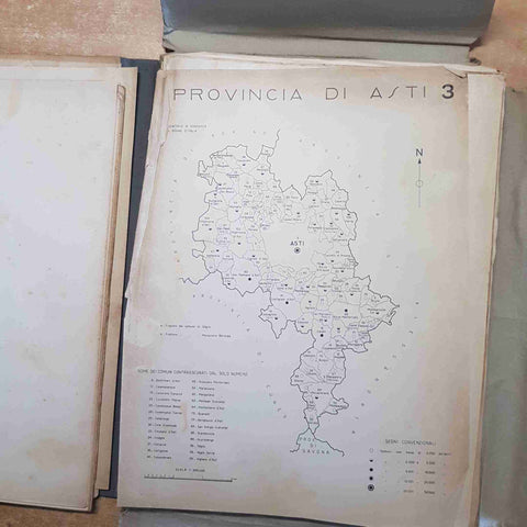 ATLANTE DEI COMUNI DEL REGNO D'ITALIA 1938 IPPOLITO FAILLI manca la carta 19