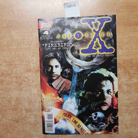THE X FILES 4 all new TOPPS COMICS 1995 CHRIS CARTER mystery ufo