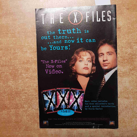 THE X FILES 4 all new TOPPS COMICS 1995 CHRIS CARTER mystery ufo