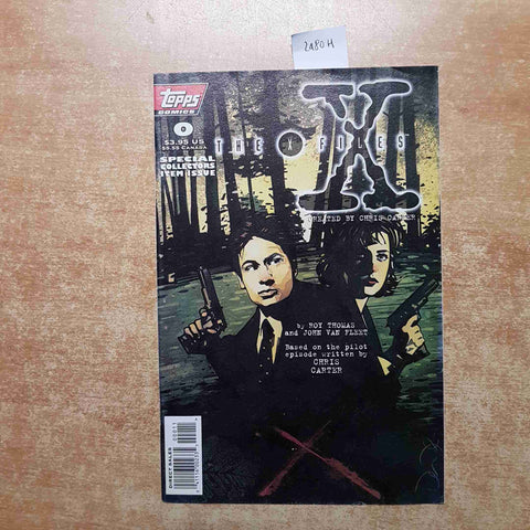 THE X FILES 0 SPECIAL all new TOPPS COMICS 1996 CHRIS CARTER mystery ufo