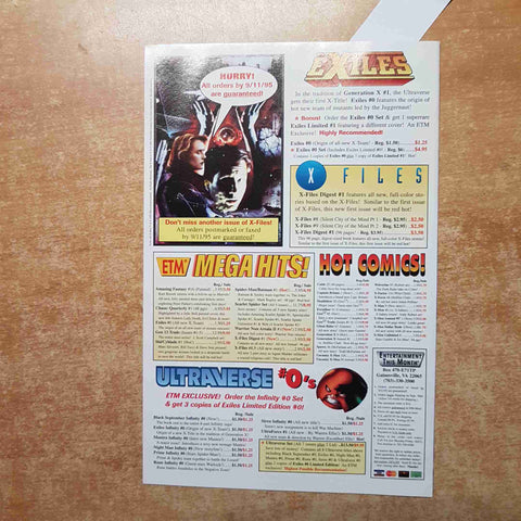 THE X FILES ANNUAL 1 all new TOPPS COMICS 1995 CHRIS CARTER mystery ufo