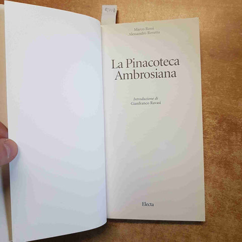 LA PINACOTECA AMBROSIANA 1997 ELECTA brueghel moretto bramantino vespino hayez