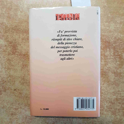 JOSEMARIA ESCRIVA' - IL LAVORO RENDE SANTI 1997 SAN PAOLO