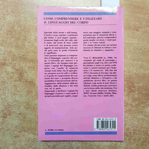 SEGNALI DEL CORPO COME INTERPRETARE IL LINGUAGGIO CORPOREO birkenbihl FRANCO ANG