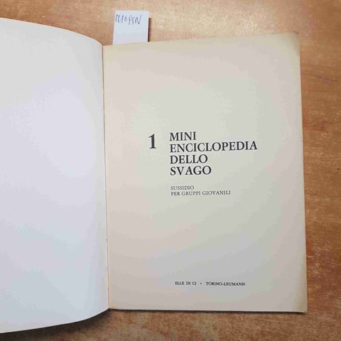 MINI ENCICLOPEDIA DELLO SVAGO sussidio per gruppi giovanili ELLE DI CI