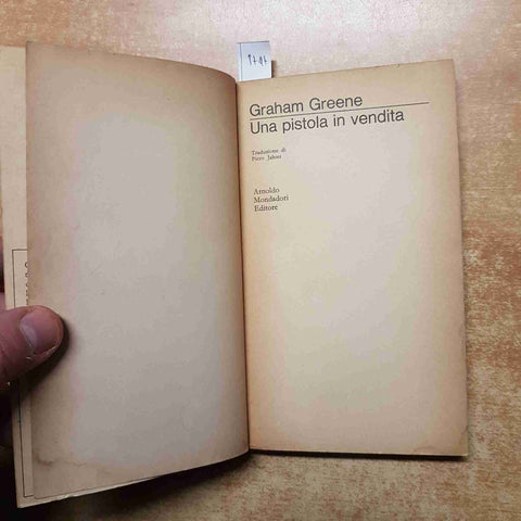 GRAHAM GREENE Una pistola in vendita 1966 MONDADORI gli oscar settimanali