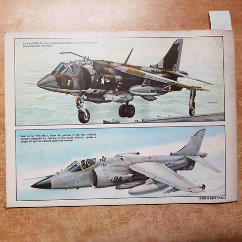 HARRIER IN ACTION SQUADRON/SIGNAL PUBLICATIONS aircraft 58 DON LINN DON GREER