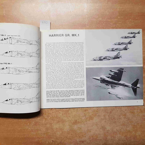 HARRIER IN ACTION SQUADRON/SIGNAL PUBLICATIONS aircraft 58 DON LINN DON GREER