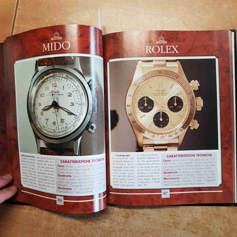 ENCICLOPEDIA DEGLI OROLOGI DA POLSO schede orologi storici HOBBY & WORK 1995