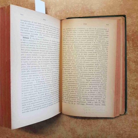 DIZIONARIO DI SCIENZE FILOSOFICHE manuali Hoepli 3°EDIZIONE - C. RANZOLI 1926