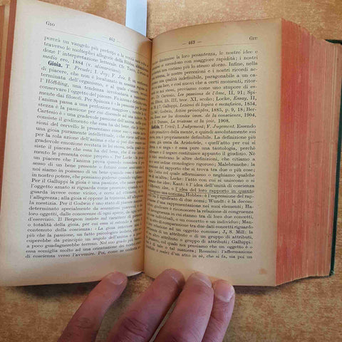 DIZIONARIO DI SCIENZE FILOSOFICHE manuali Hoepli 3°EDIZIONE - C. RANZOLI 1926