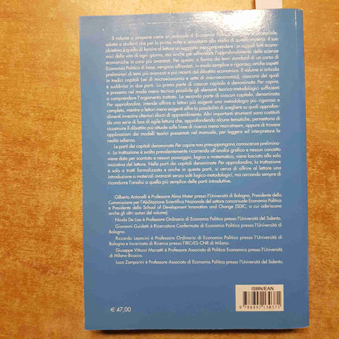 ECONOMIA quinta edizione ANTONELLI DE LISO GUIDETTI LEONCINI 2019 GIAPPICHELLI