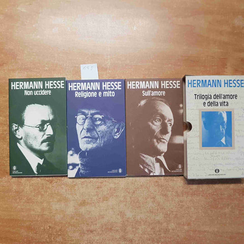 HERMANN HESSE trilogia dell'amore e della vita OSCAR MONDADORI 3 voll.+custodia