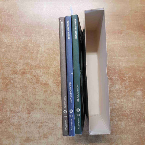 HERMANN HESSE trilogia dell'amore e della vita OSCAR MONDADORI 3 voll.+custodia