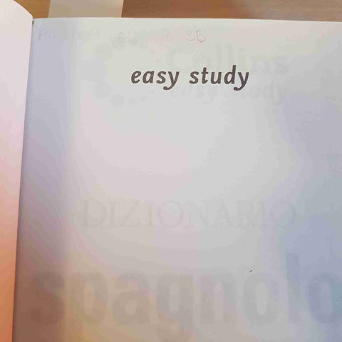 DIZIONARIO SPAGNOLO IDEALE PER LA SCUOLA SECONDARIA - COLLINS EASY STUDY - 2007