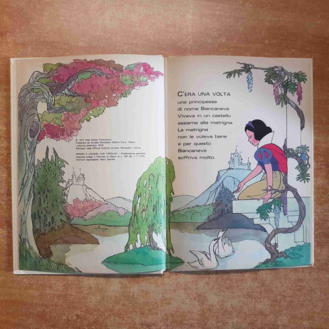 BIANCANEVE E I SETTE NANI walt disney MONDADORI imparo a leggere con Topolino