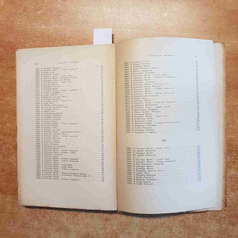 EPISTOLARIO DI VINCENZO MONTI volume quarto 1929 LE MONNIER Alfonso Bertoldi