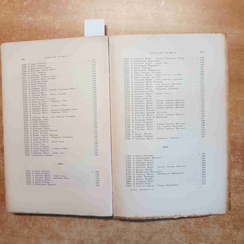 EPISTOLARIO DI VINCENZO MONTI volume quarto 1929 LE MONNIER Alfonso Bertoldi