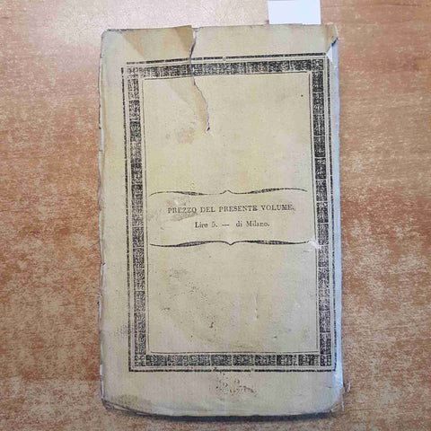 OPERE DI POTHIER TRATTATO DEI CONTRATTI DI LOCAZIONE volume primo 1817 SONZOGNO