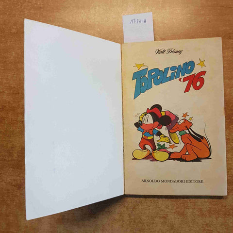 TOPOLINO '76 supplemento almanacco topolino n° 231 MONDADORI 1976 WALT DISNEY
