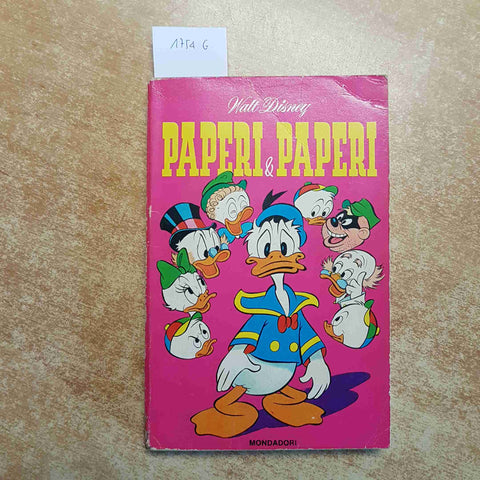 PAPERI E PAPERI MONDADORI prima edizione 197O WALT DISNEY