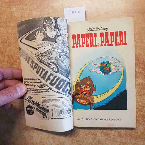 PAPERI E PAPERI MONDADORI prima edizione 197O WALT DISNEY