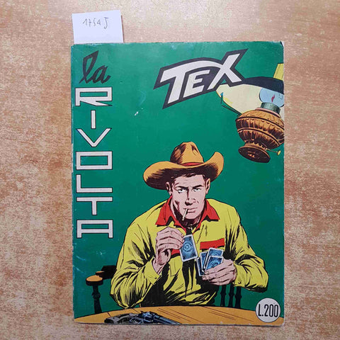 TEX TRE STELLE LA RIVOLTA 200 lire OTTOBRE 1968 BONELLI EDIZIONI ARALDO