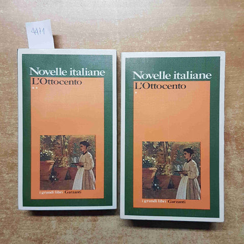 NOVELLE ITALIANE - L'OTTOCENTO 2 volumi GARZANTI 1985