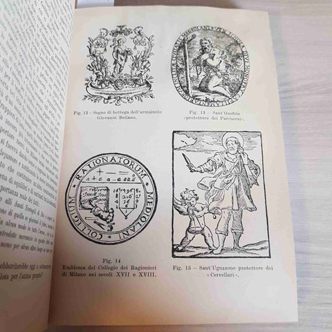 NOSTALGIA DI MILANO 1630 1880 - ANTONIO MONTI HOEPLI 1944 cattive condizioni
