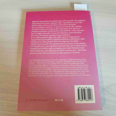 S.O.S. IN CASA TRUCCHI ASTUZIE SUGGERIMENTI - LAURA MONTINI - EDITORIALE ALBERO