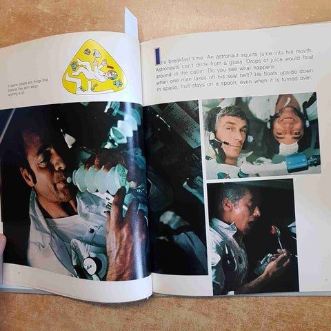LET'S GO TO THE MOON books for young explorers NATIONAL GEOGRAPHIC wheat 1977