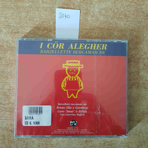 I COR ALEGHER - BARZELLETTE BERGAMASCHE cd audio sigillato BERGAMO volume 3°
