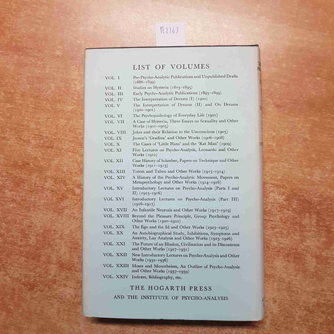 FREUD Jensen's Gradiva and other works THE HOGARTH PRESS