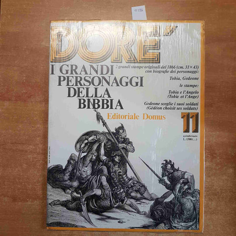 GUSTAVE DORE' i grandi personaggi della Bibbia n°11 DOMUS 2 GRANDI STAMPE 31X43