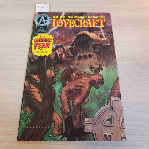 THE LURKING FEAR IN FULL COLOR n°1 H. P. LOVECRAFT ADVENTURE COMICS 1991 fumetto