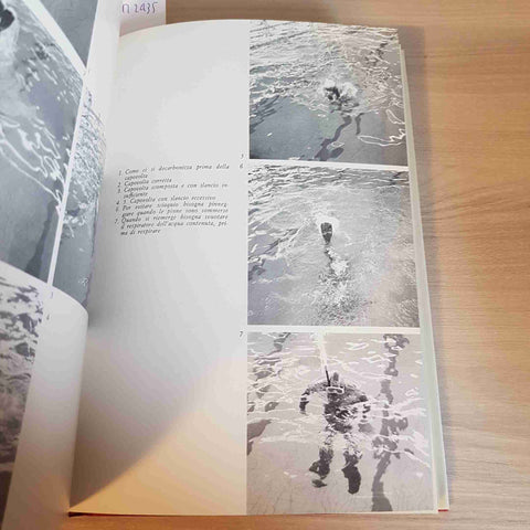 IL LIBRO DELLA PESCA SUB immersioni GIANCLETO TOSCHI 1976 DE VECCHI EDITORE